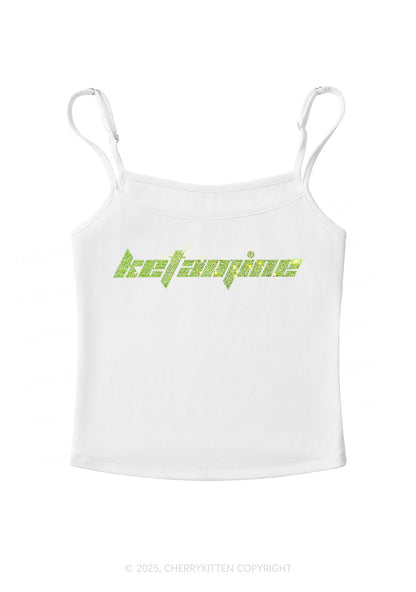 Rhinestone Ketamxxe Y2K Spaghetti Strap Cami Cherrykitten