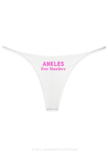 Ankles Over Shoulders Y2K Bikini String Thong Cherrykitten