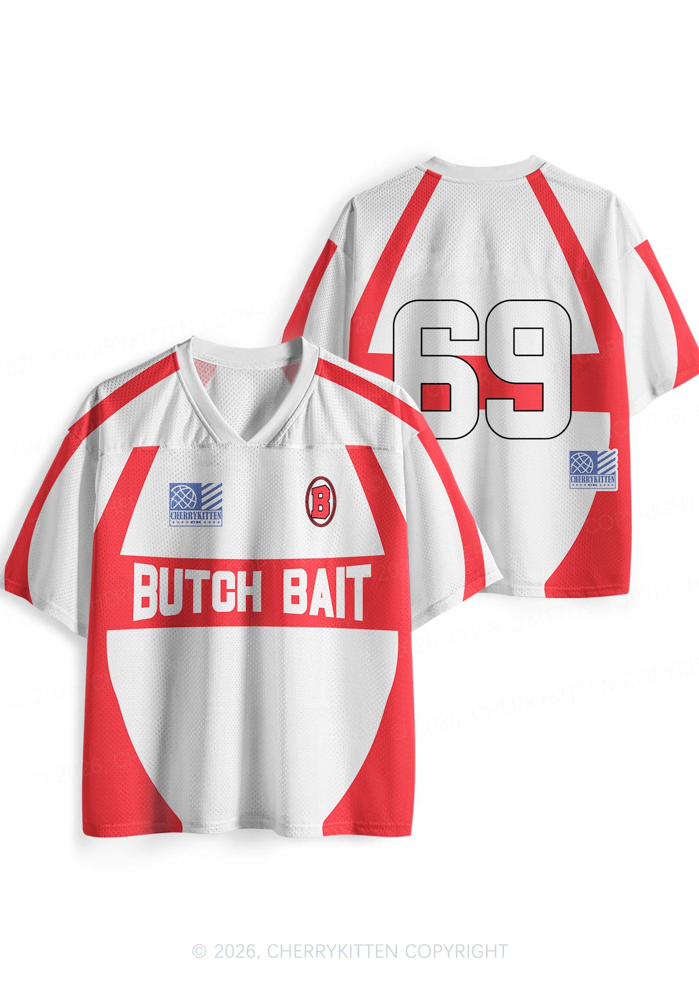 Butch Bait Pride Y2K Sport Jersey Shirts Cherrykitten