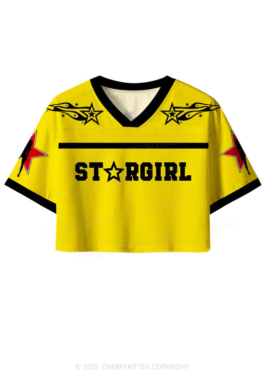 Custom Stargirl Y2K Crop Sport Jersey Shirts Cherrykitten