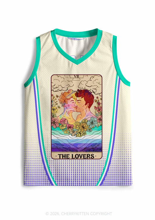 The Lovers Gay Kissing Pride Y2K Sport Jersey Tank Cherrykitten