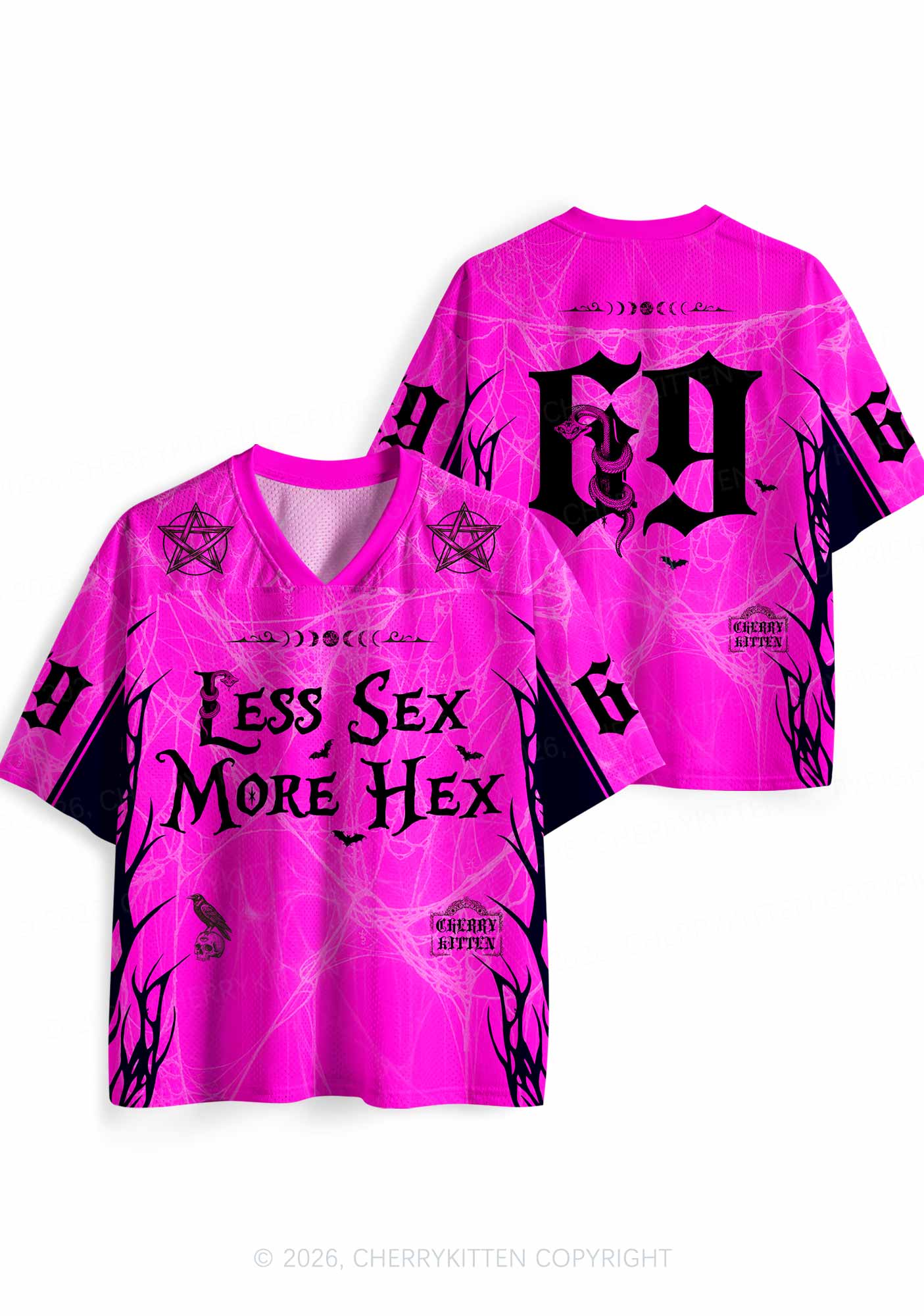 Halloween Less Sx More Hex Y2K Sport Jersey Shirts Cherrykitten