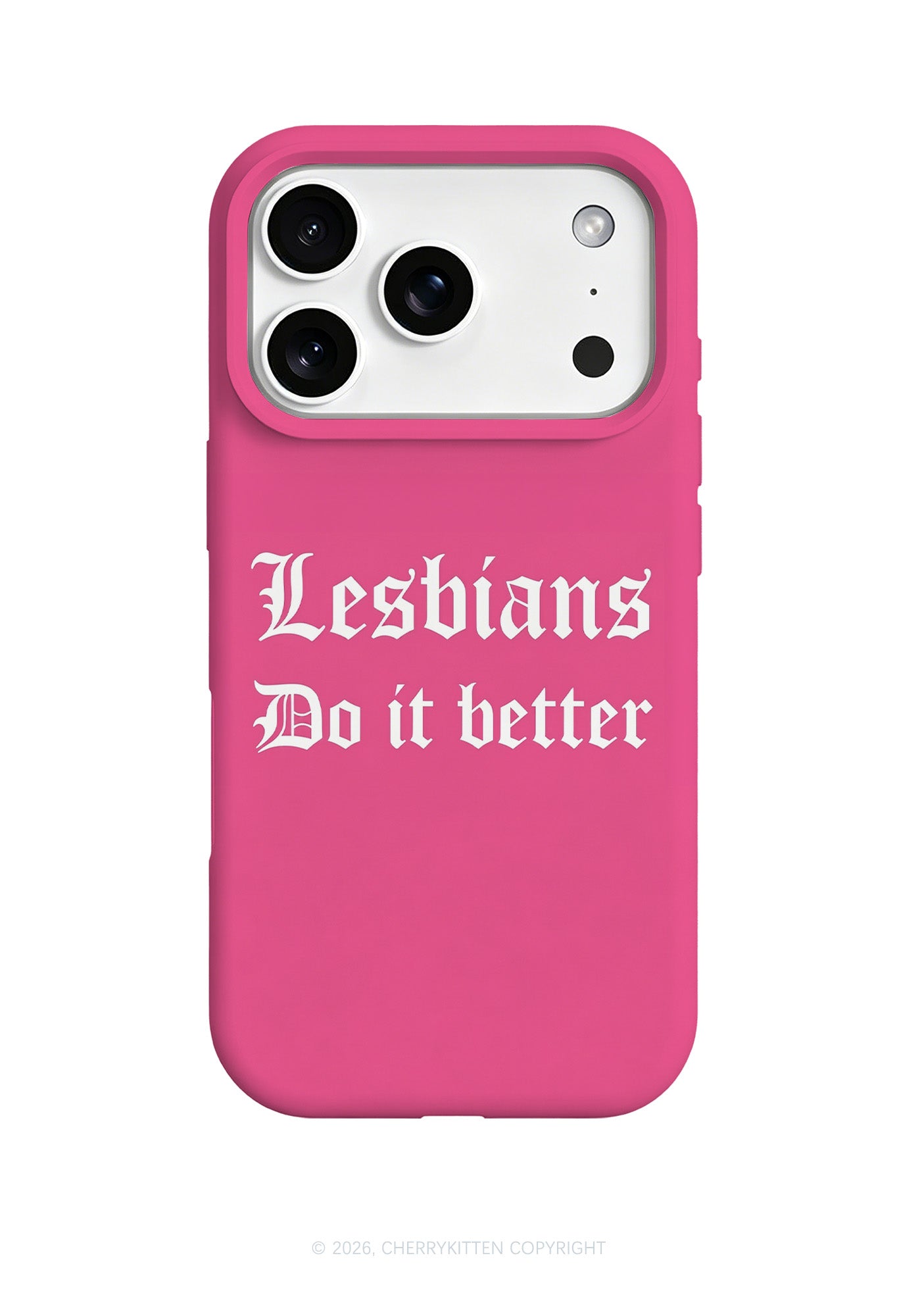 Pink Lesbians Do It Better Pride Y2K Phone Case Cherrykitten
