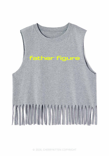 Father Figure Y2K Fringe Tank Top Cherrykitten