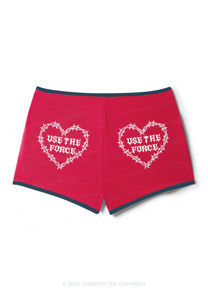 Use The Force Y2K Booty Shorts Cherrykitten