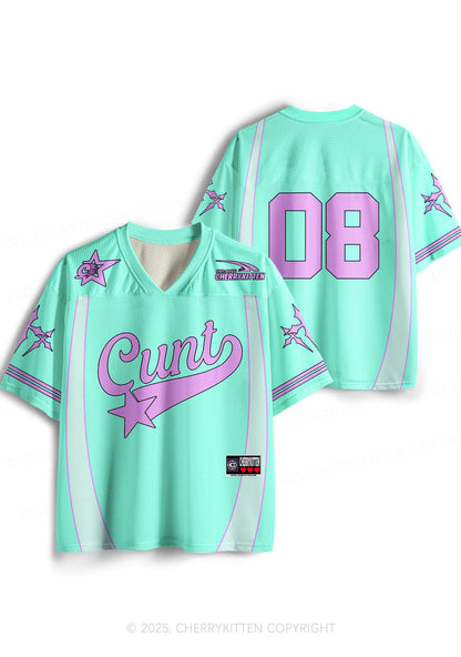 Custom Mint Green Cxxt Star Y2K Sport Jersey Shirts Cherrykitten