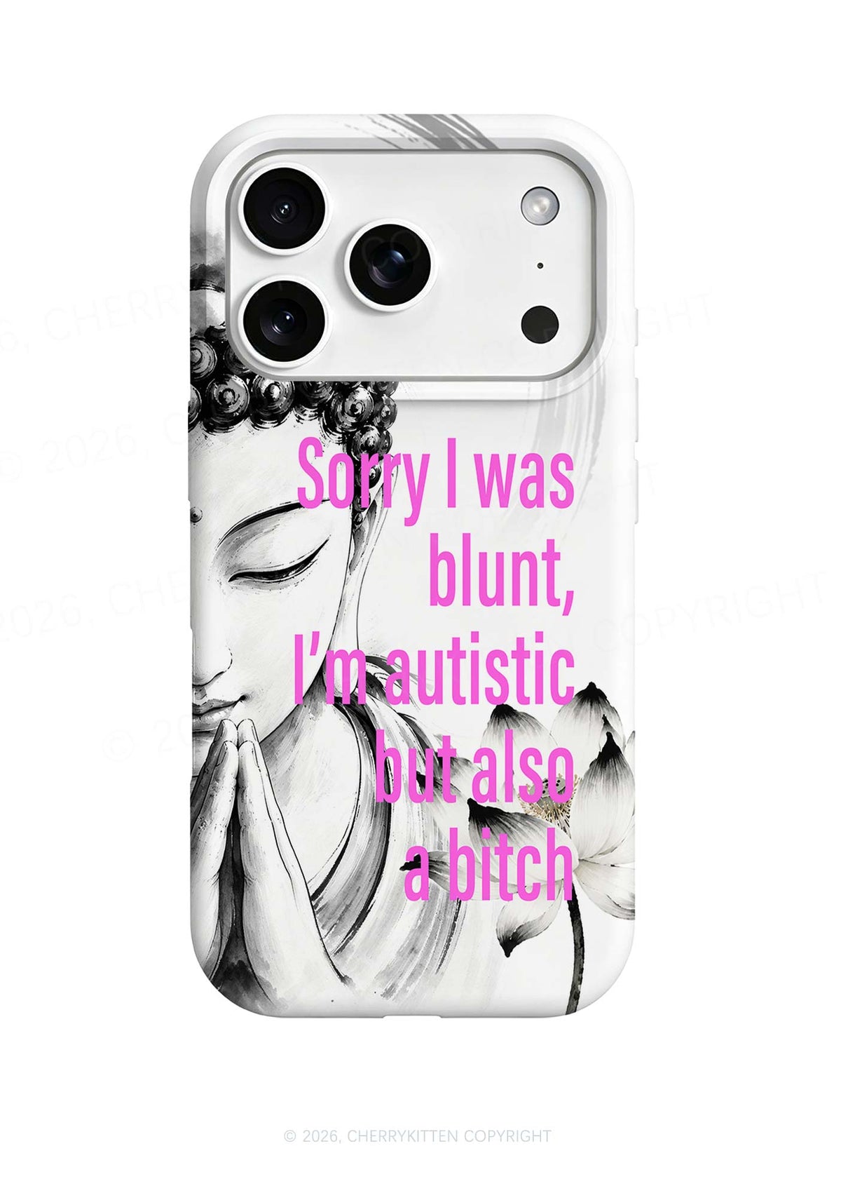 Sorry I Was Blunt Y2K Phone Case Cherrykitten