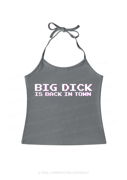 Big Is Back In Town Y2K Halter Neck Cami Cherrykitten