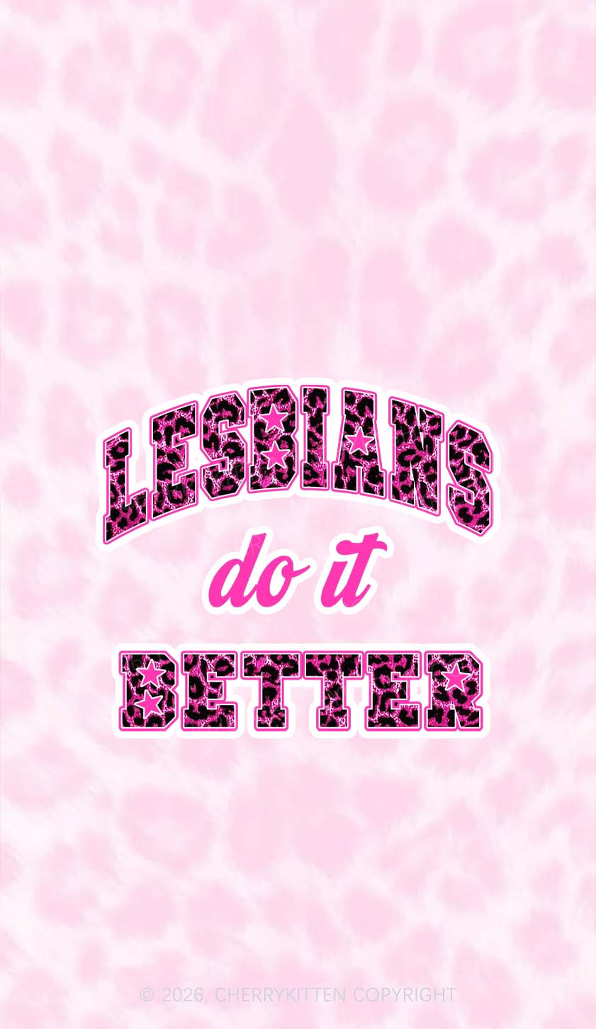 Lesbians Do It Better Pride Y2K Phone Case Cherrykitten