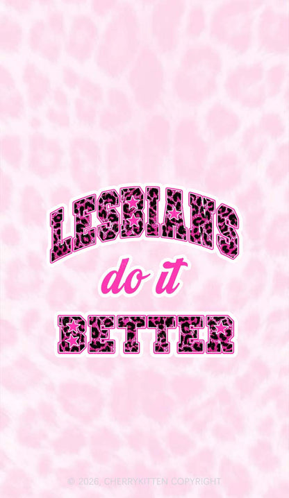 Lesbians Do It Better Pride Y2K Phone Case Cherrykitten