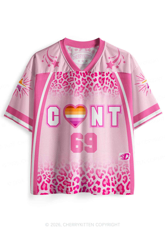 Lesbian Heart Cxxt Pride Y2K Sport Jersey Shirts Cherrykitten