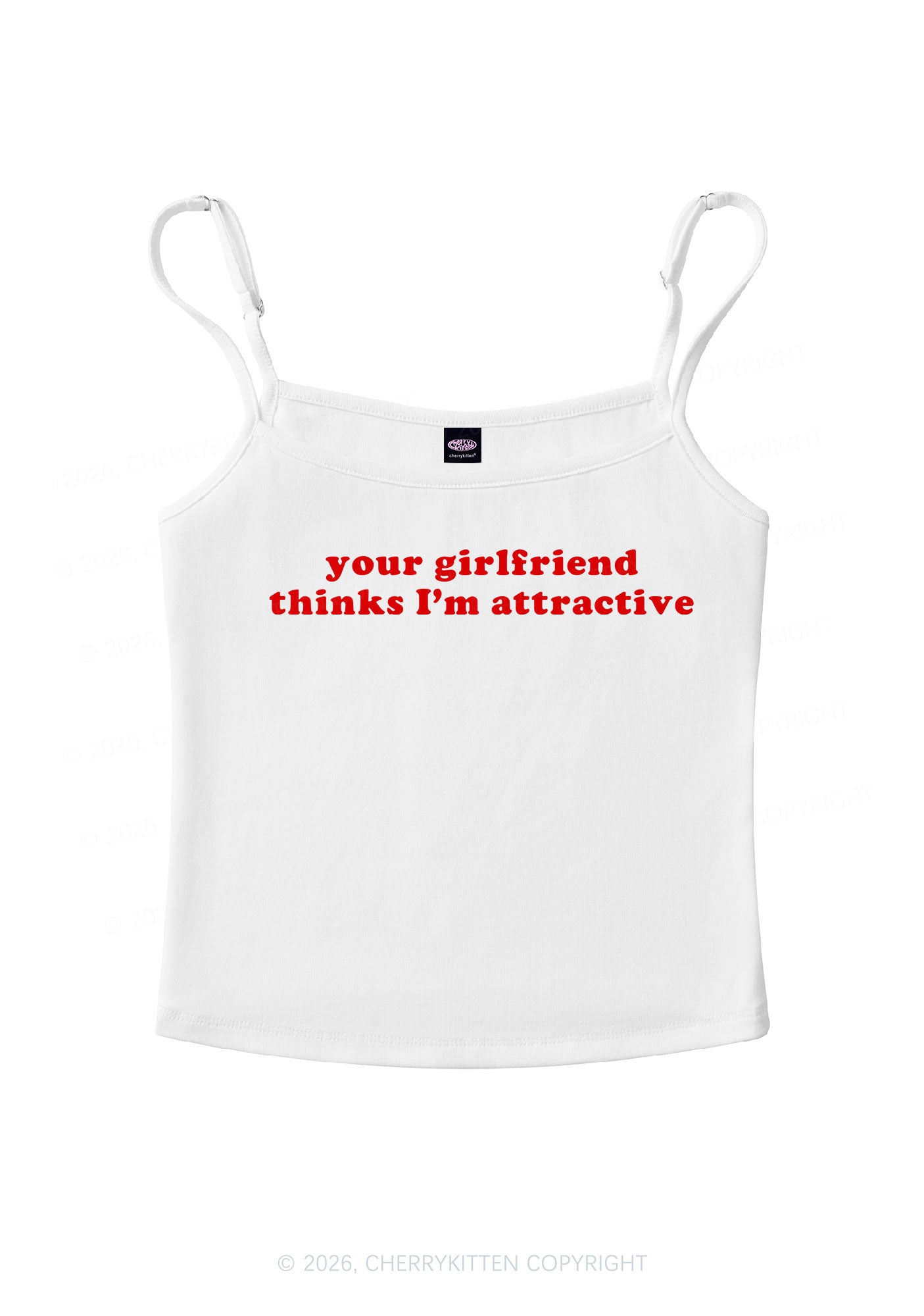 Im Attractive Pride Y2K Spaghetti Strap Cami Cherrykitten