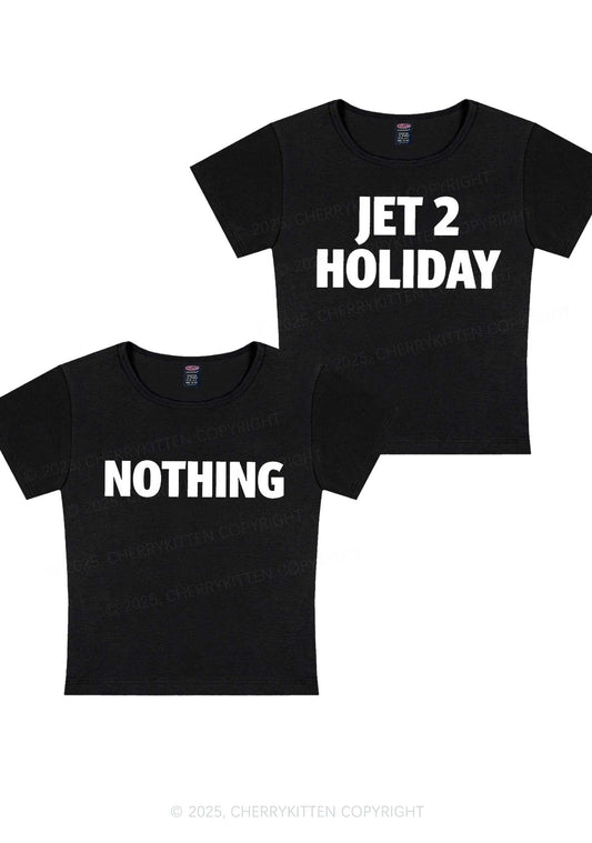 Jet Holiday Nothing Y2K Valentine's Day Baby Tee Cherrykitten