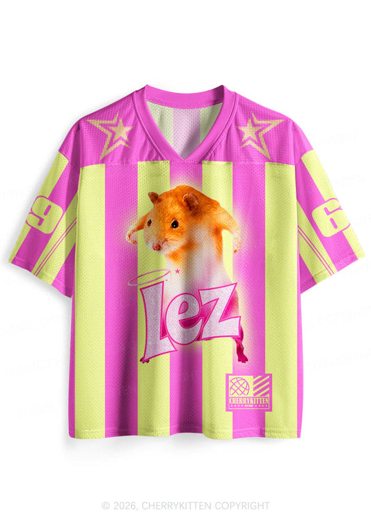 Lez Pink Ratz Pride Y2K Sport Jersey Shirts Cherrykitten