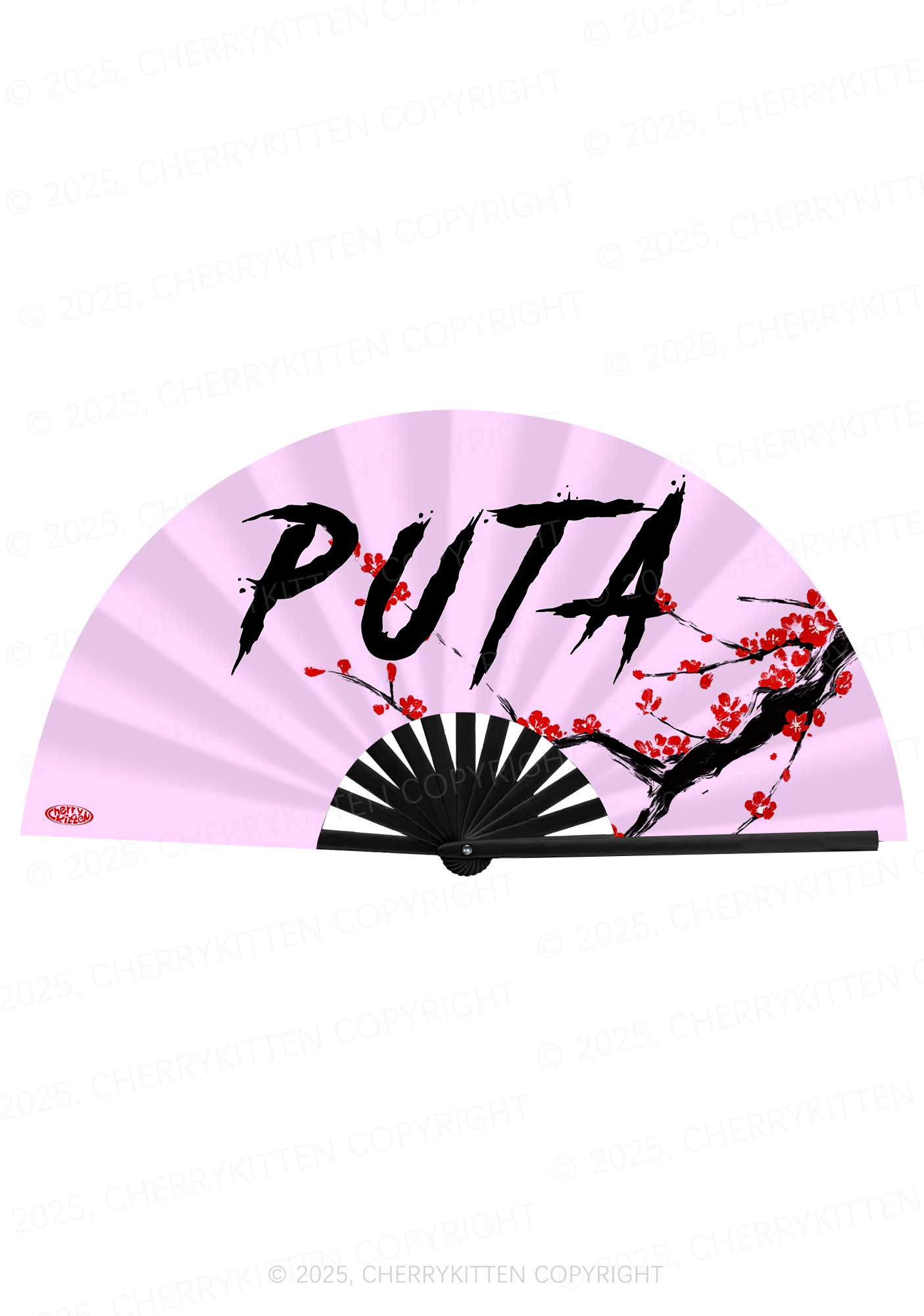 PUTA Y2K Rave Hand Fan Cherrykitten