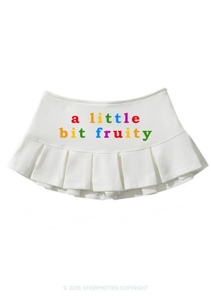 A Little Bit Fruity Pride Y2K Mini Pleated Skirts Cherrykitten