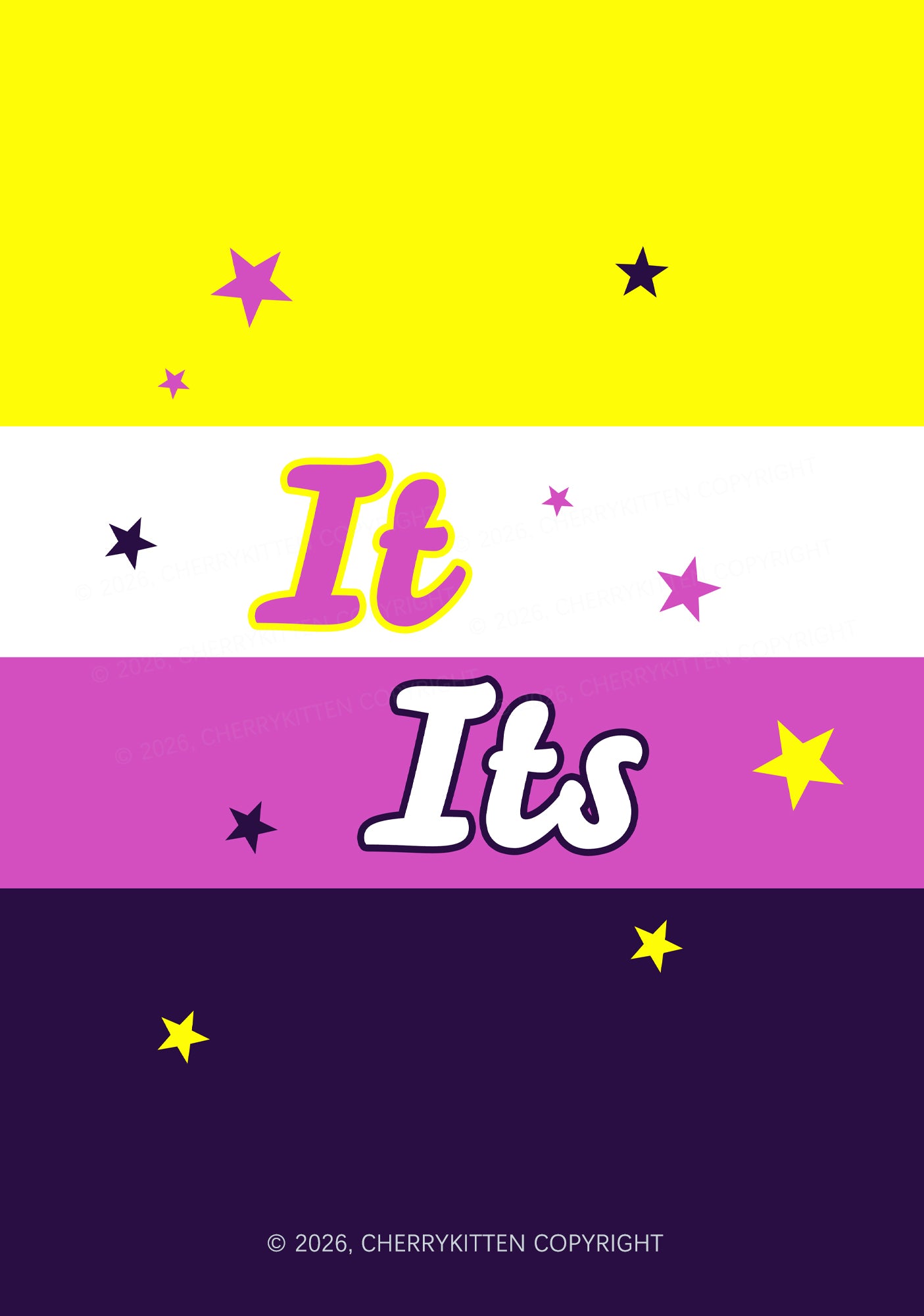 It Its Pride 1Pc Y2K Pin Badge Cherrykitten