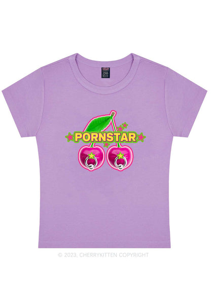 Pxrnstar Cherry Y2K Baby Tee Cherrykitten