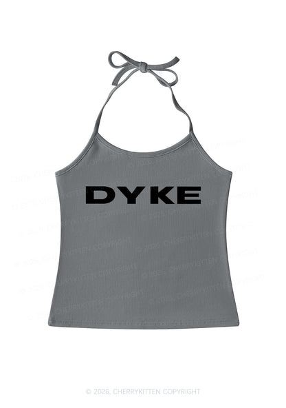 DYKE Pride Y2K Halter Neck Cami Cherrykitten