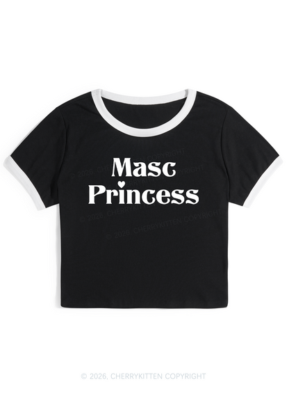 Masc Princess Pride Y2K Ringer Tee Cherrykitten