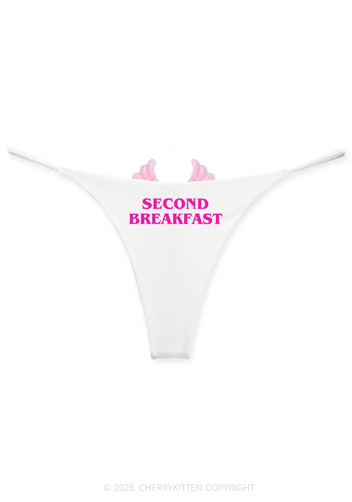 Second Breakfast Y2K Goth Angel Wings Bikini String Thong Cherrykitten