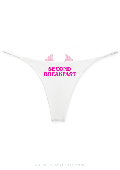 Second Breakfast Y2K Goth Angel Wings Bikini String Thong Cherrykitten