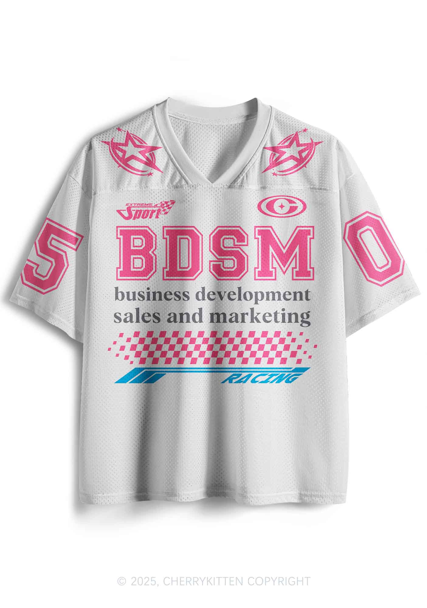 Custom Pink BDSM Y2K Sport Jersey Shirts Cherrykitten