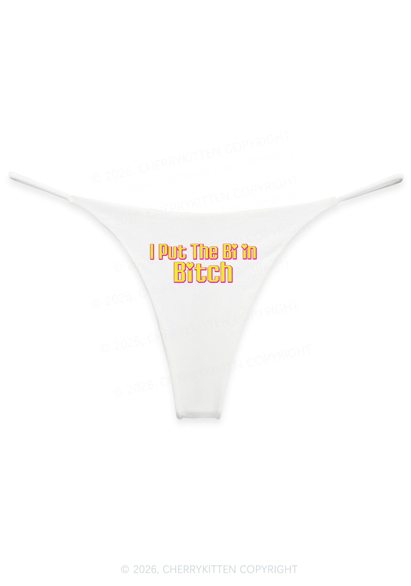 Put The Bi In Bxxch Pride Y2K Bikini String Thong Cherrykitten