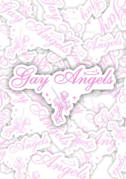 Gay Angels Pride 1pc Y2K Sticker Cherrykitten