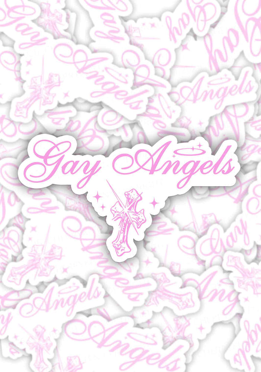 Gay Angels Pride 1pc Y2K Sticker Cherrykitten