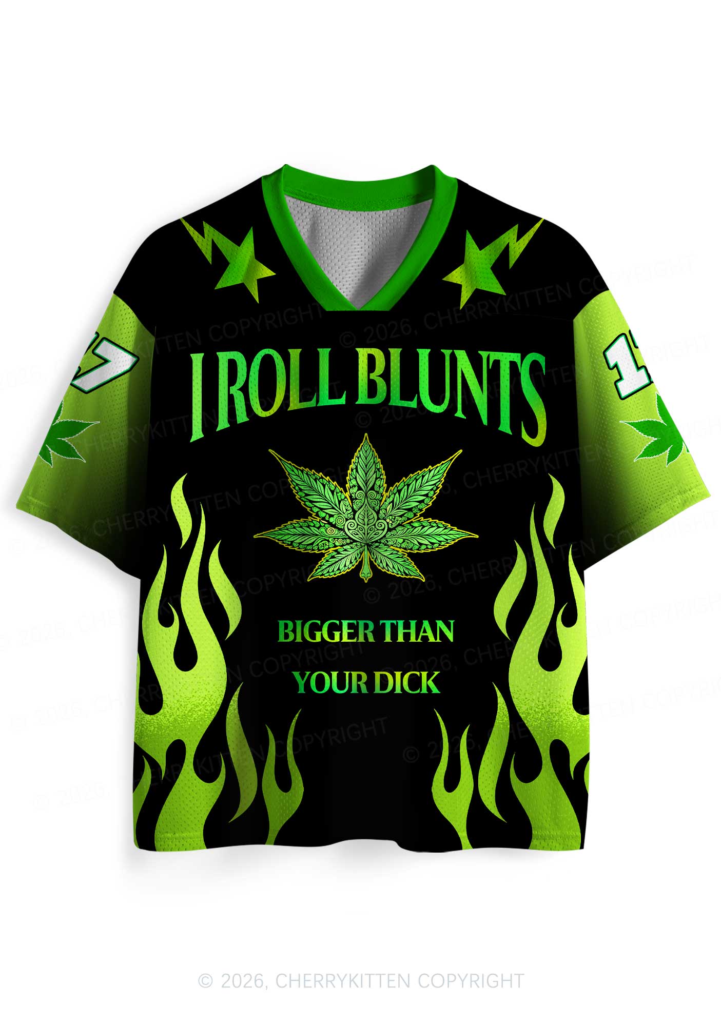 I Roll Blunts Y2K Sport Jersey Shirts Cherrykitten