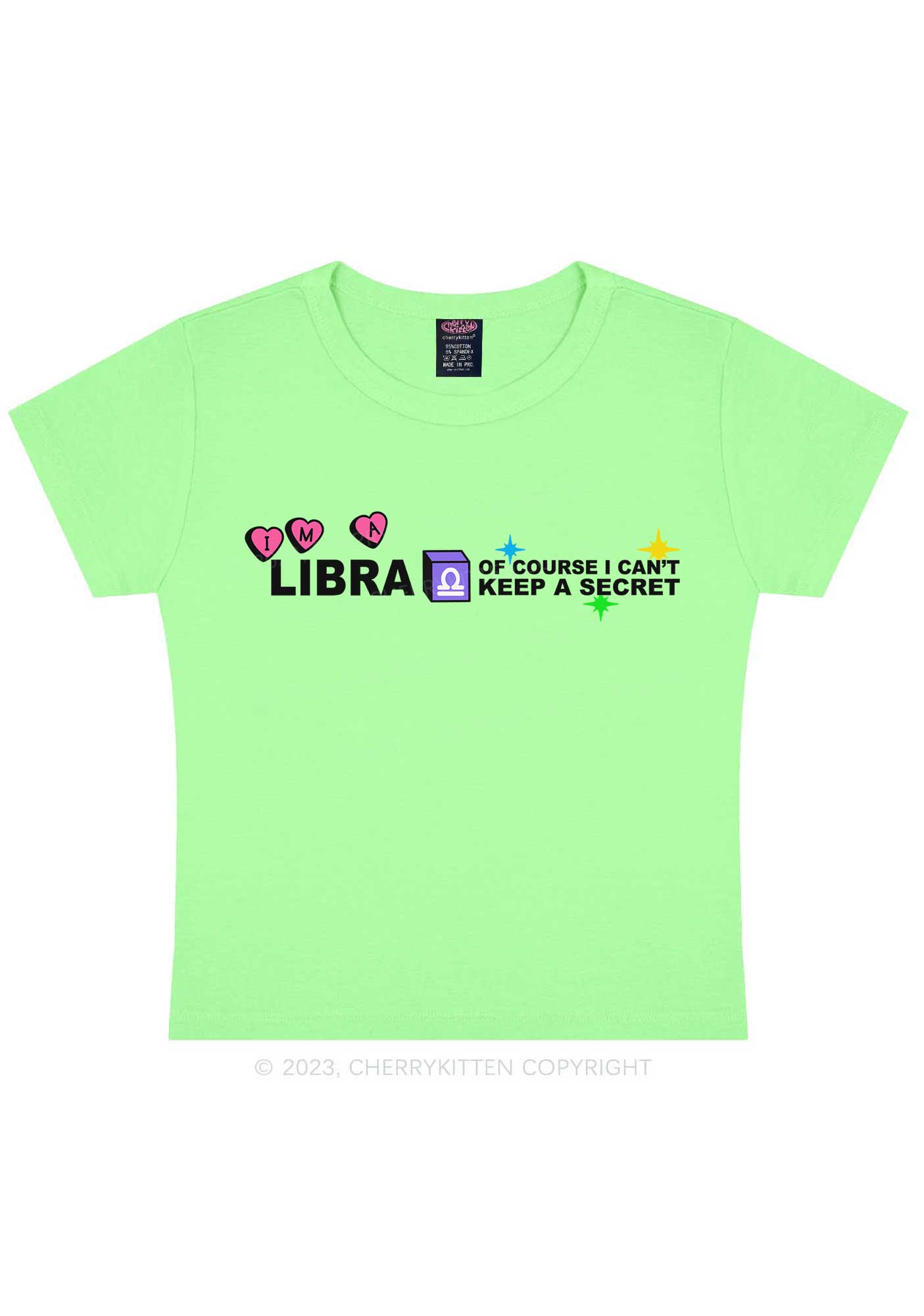 I'm A Libra Y2K Baby Tee Cherrykitten