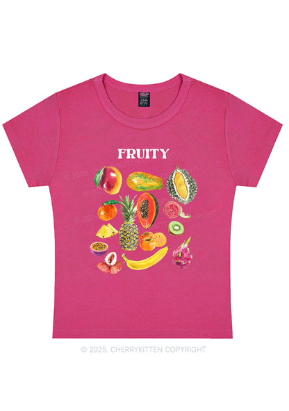 Curvy Fruity Y2K Baby Tee Cherrykitten