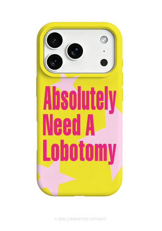 Absolutely Need A Lobotomy Star Y2K Phone Case Cherrykitten