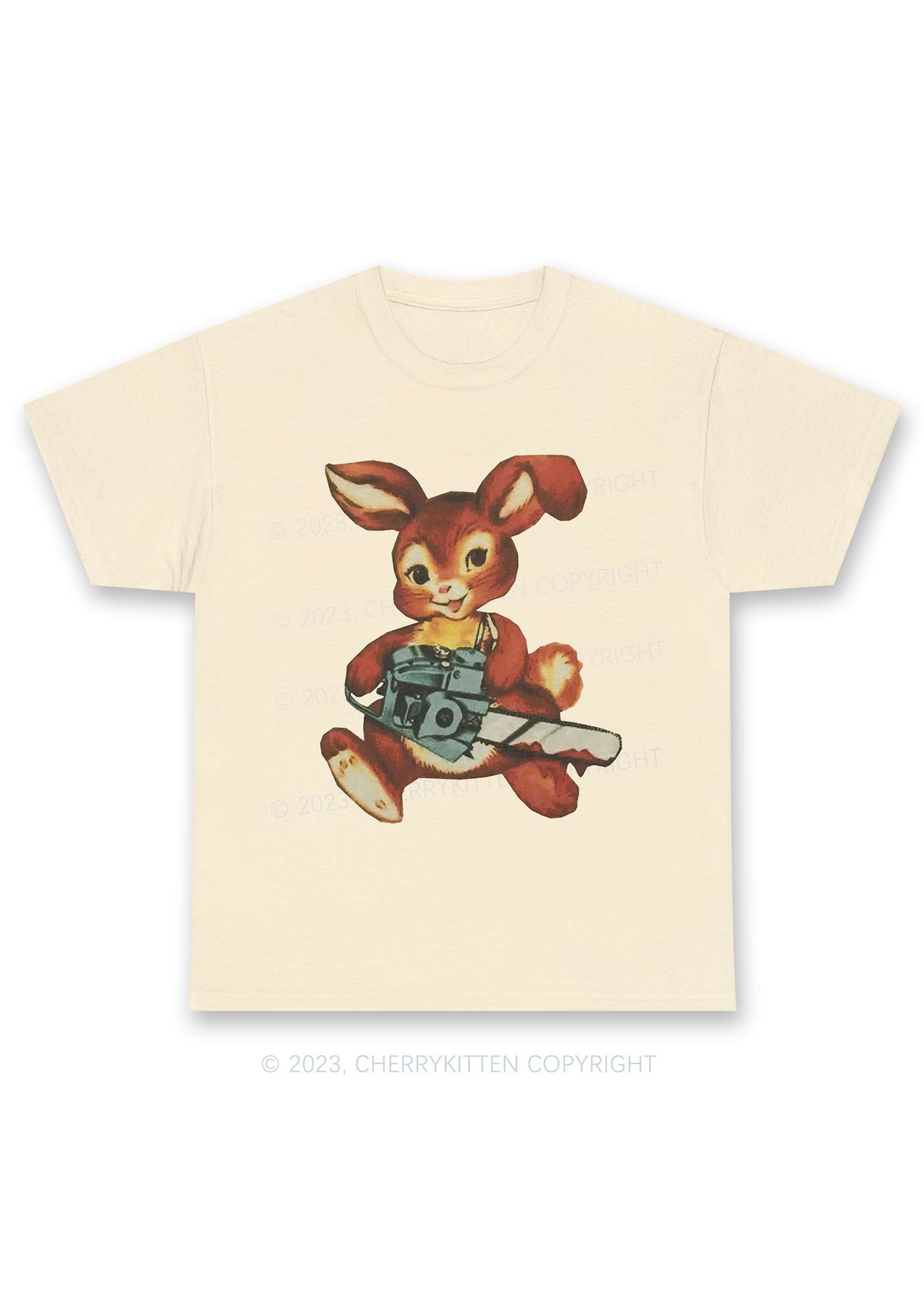 Cherrykitten Chainsaw Bunny Chunky Shirt Cherrykitten for Sale