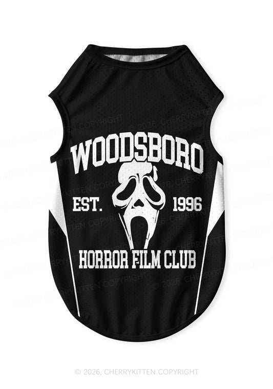 Halloween Horror Film Club Y2K Pet Jersey Cherrykitten