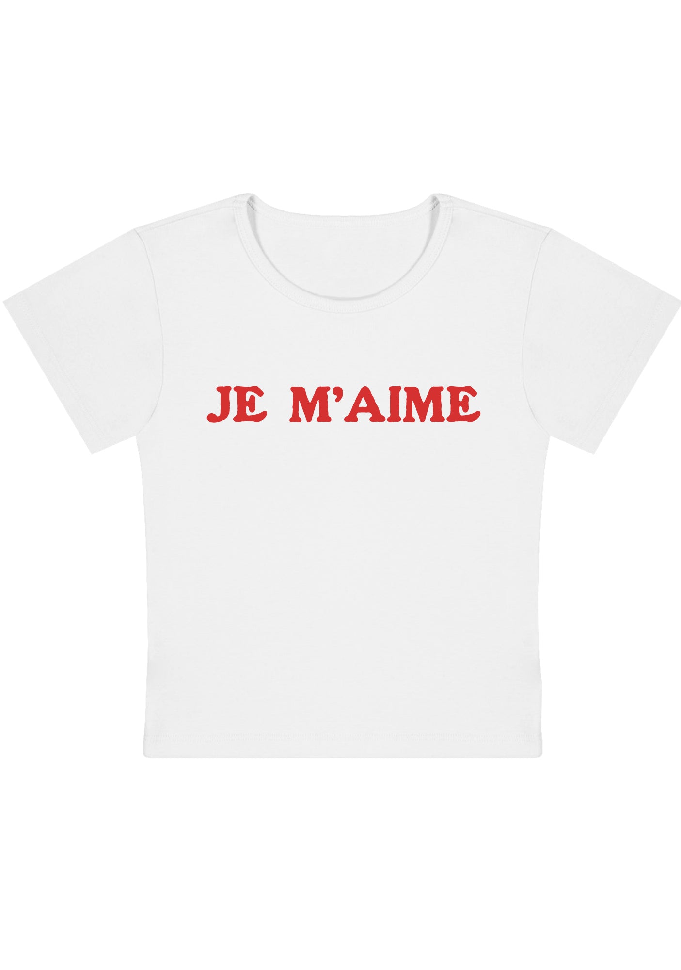 Je M'aime Y2K Baby Tee