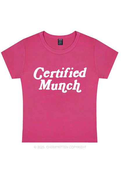 Certified Munch Y2K Baby Tee Cherrykitten