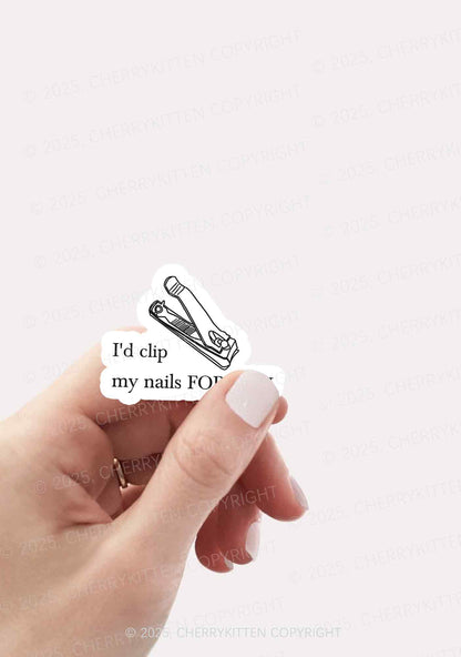 Clip Nails For You Pride 1Pc Y2K Sticker Cherrykitten