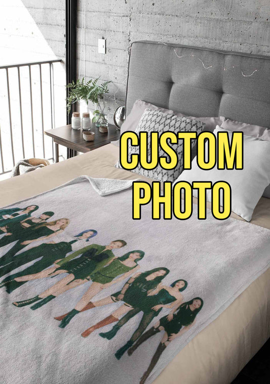 Custom Photo Plush Blanket