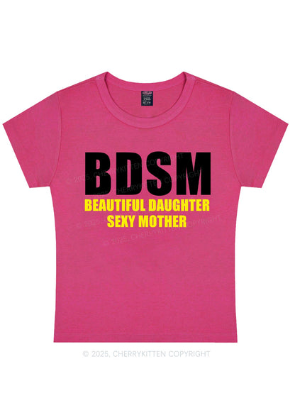 BDSM Daughter Mother Y2K Baby Tee Cherrykitten