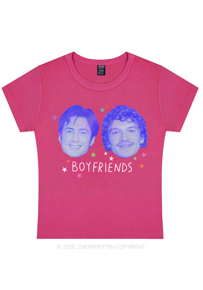 Neon Boyfriends Photo HR Y2K Baby Tee Cherrykitten