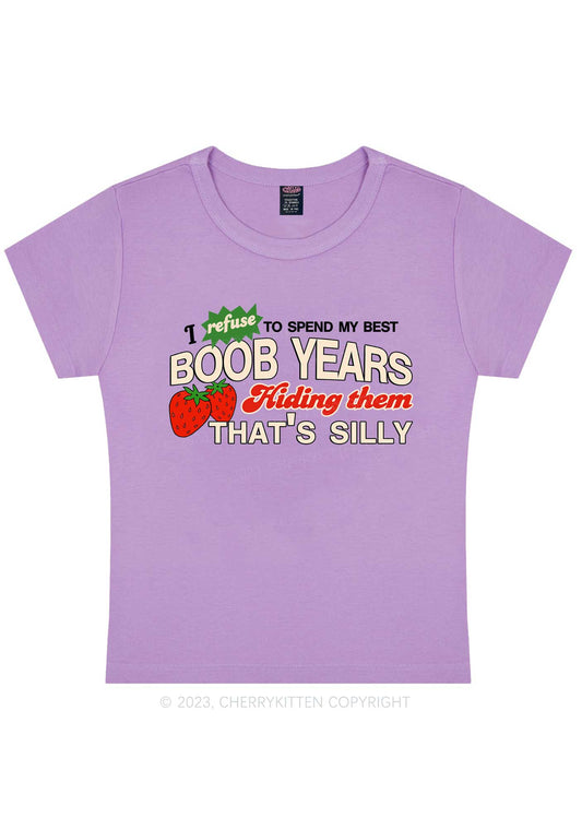 My Best Bxxb Years Y2K Baby Tee Cherrykitten