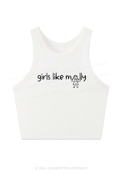 Girls Like Molly Y2K Crop Tank Top Cherrykitten