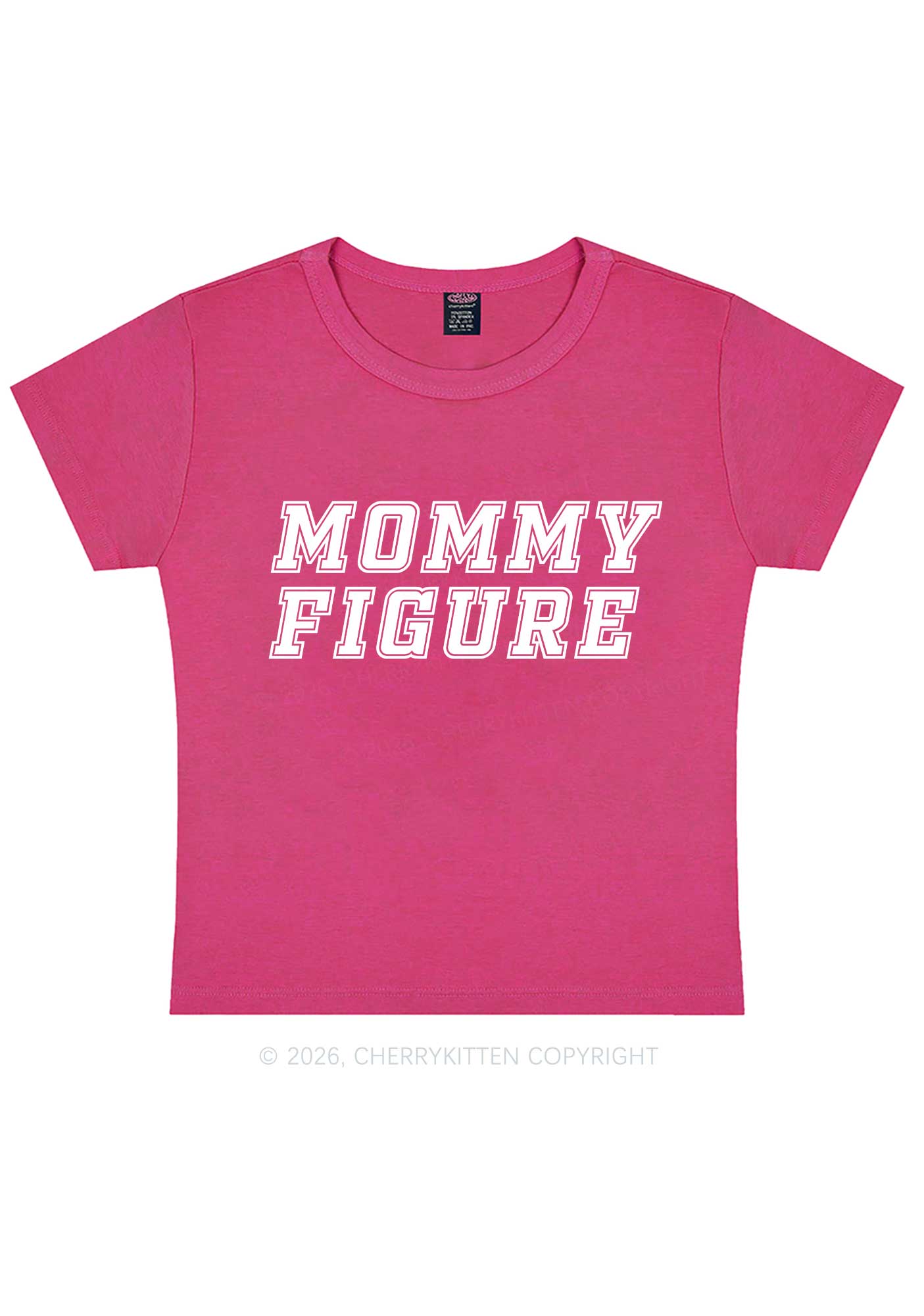 Mommy Figure Y2K Baby Tee Cherrykitten