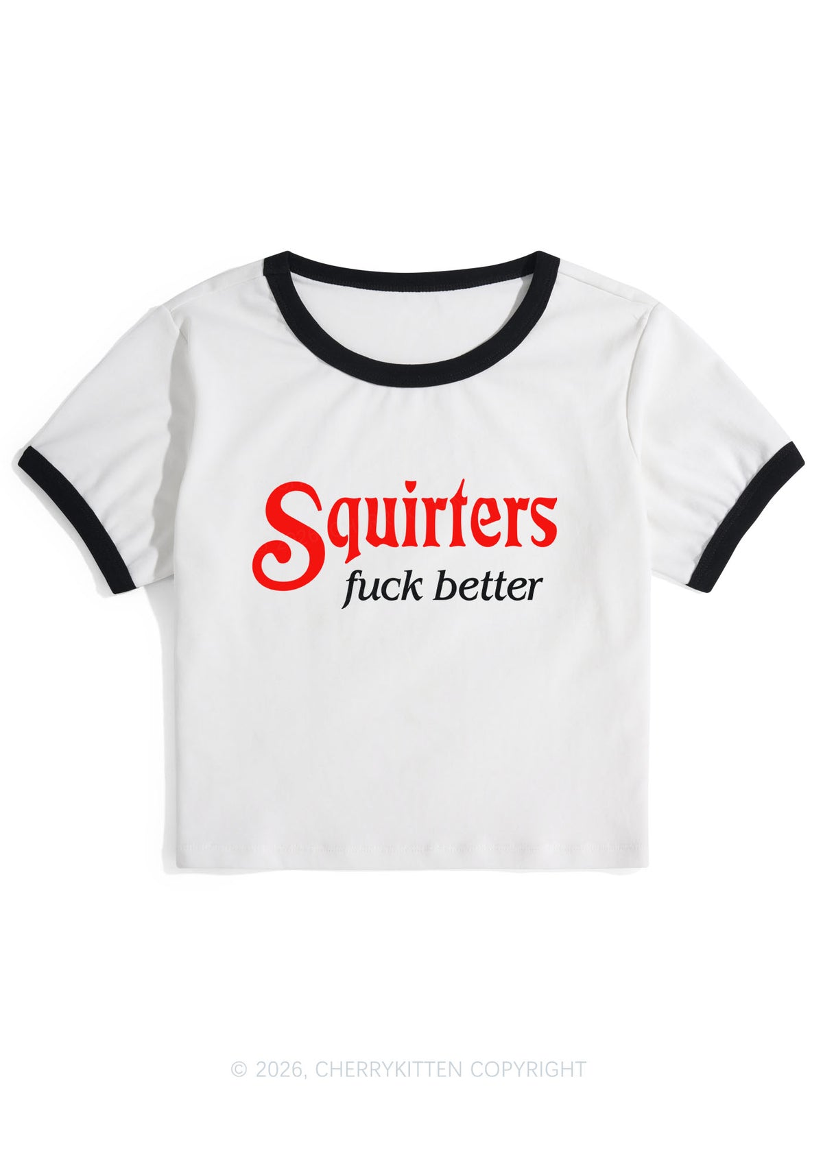 Squirters Fxxk Better Y2K Ringer Tee Cherrykitten