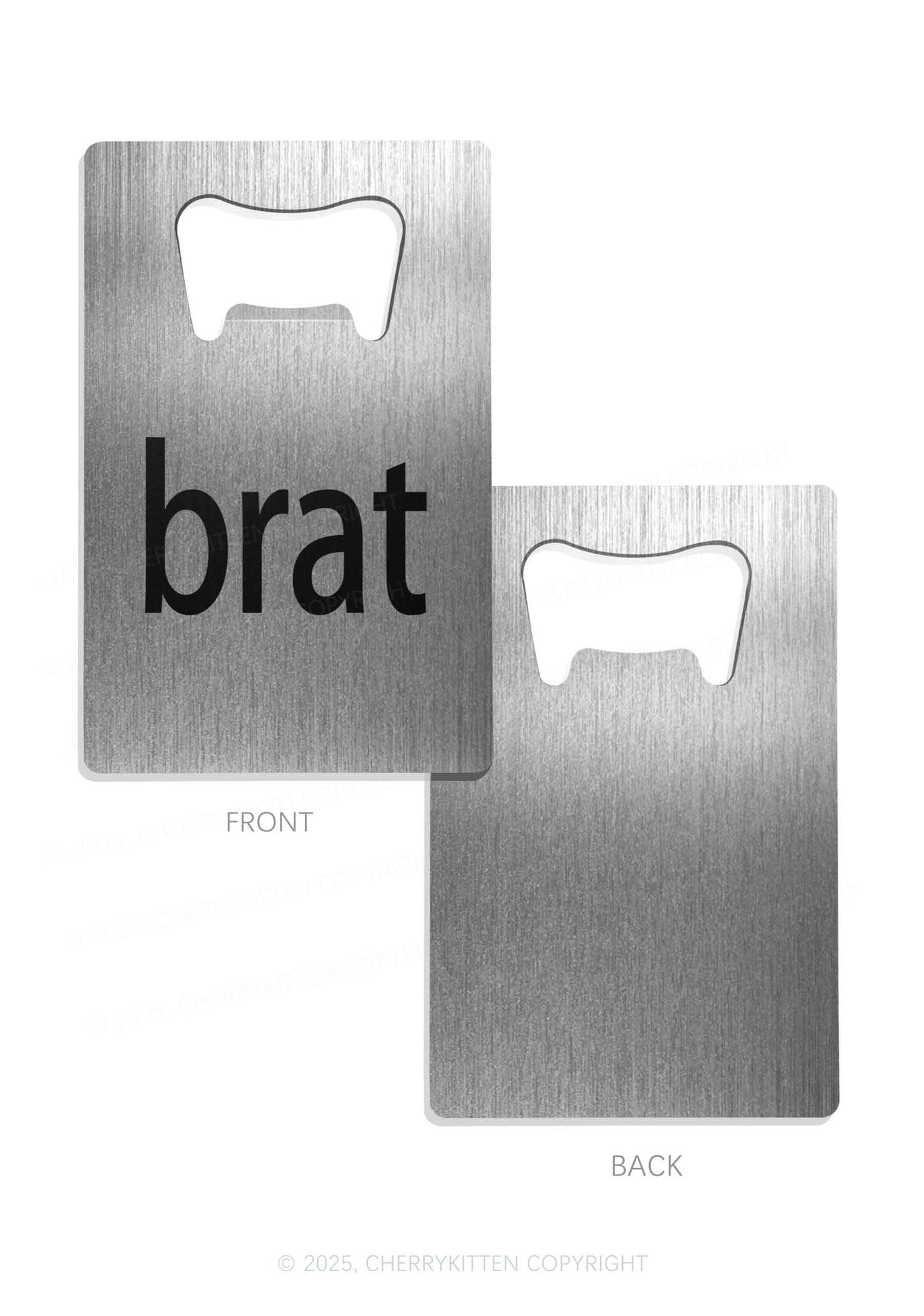 Green Brat Y2K Credit Card Bottle Openers Cherrykitten