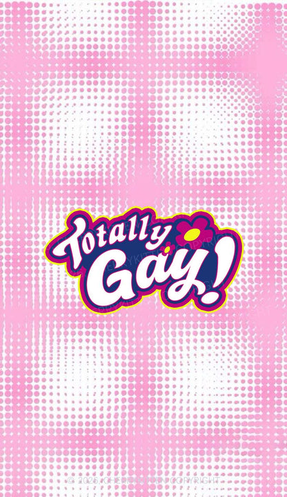 Totally Gay Pride Y2K Phone Case Cherrykitten