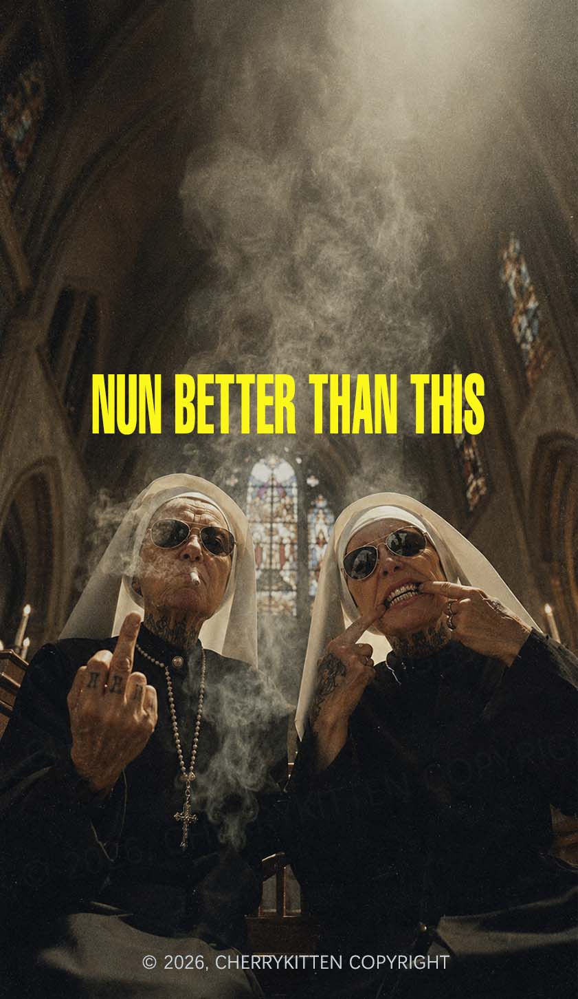 Brown Nun Better Than This Y2K Phone Case Cherrykitten