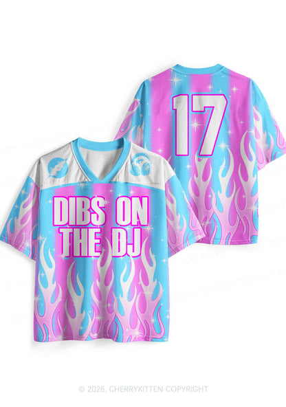 Dibs On The DJ Y2K Sport Jersey Shirts Cherrykitten